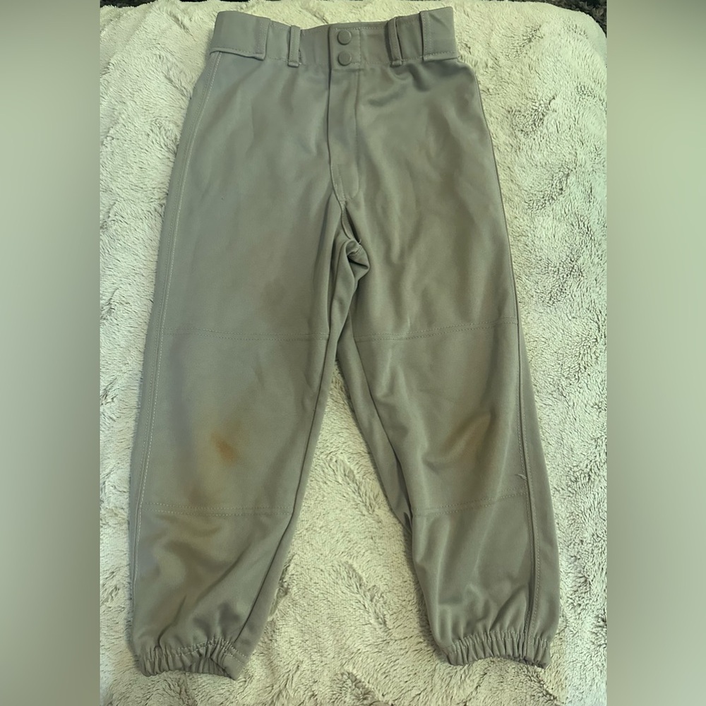 Franklin Baseball softball Pants Size Youth Medium- Gray